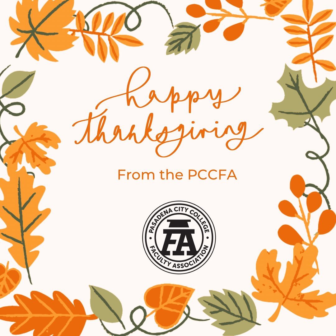 Your PCC Faculty Association wishes all Faculty a safe, healthy and happy holiday weekend! We hope you spend it with friends, family, and community! #pccfa #pccfacultyassociation